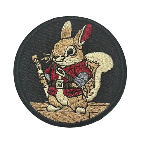 Patches Klett Niedlicher Hase Soldat Taktische Militär Morale Hook Aufnäher Applikation Für DIY Kleidung Rucksack Baseballkappe Uniform von Viusneun