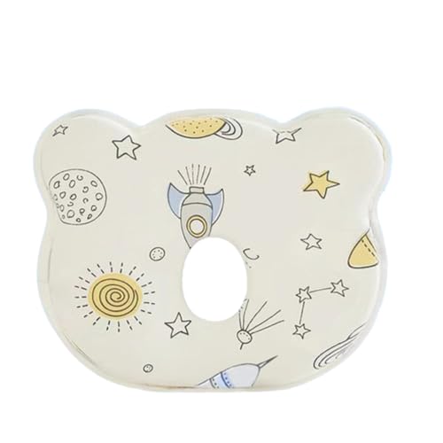 Viusneun Babykopfkissen，Babykissen，Baby KissenBabykissen，Neugeborene Memory Foam Reisekissen Wiege，Gegen Kopfverformung 0-12 Monate Neugeborenes Memory Schaumstoff Reisekissen (Raum) von Viusneun