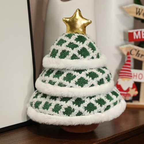 Viusneun Kuscheltier, 25cm Bunt Weihnachtsbaum Plüschtier Attraktiv Süßes Stofftier zum Kuscheln & Spielen Weihnachts Geschenk für Kinder und Freunde (Grün B) von Viusneun