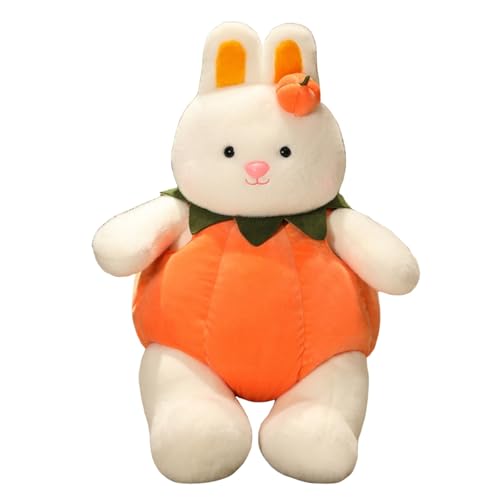 Viusneun Kuscheltier, 27cm Halloween Kürbis Plüschtier Süßes Kaninchen Stofftier Weiche Schweine Kuscheltiere zum Kuscheln & Spielen für Mädchen Jungen (Kaninchen) von Viusneun