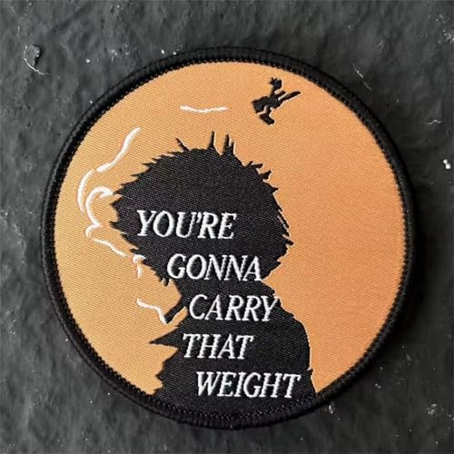 "YOU'RE GONNA CARRY THAT WEIGHT" Klett Patch Lustig Drucken Taktische Moral Militär Patches Klett Aufnäher Für Taktische Kleidung Rucksack Baseballkappe Uniform von Viusneun