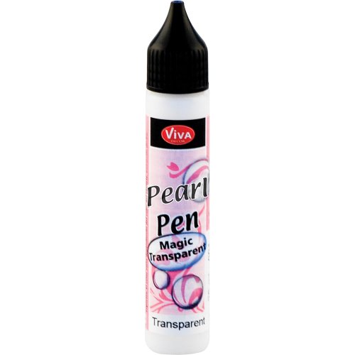 Viva Decor Pearl Pen Magic 25 ml transparent, Perle, durchsichtig, One Size von Viva Decor