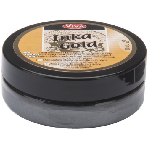 Viva Decor Inka-Gold Metallic Cremefarbe Dunkelgrau von Viva Decor