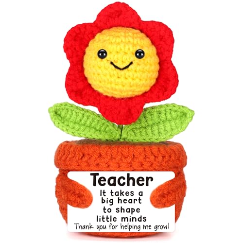 Geschenk für Lehrer für Damen und Herren, Lehrer, Geburtstag, Abschluss, Jahresende, Geschenke von Schüler, Lehrerwoche, Dankeschön, für Helping Me Grow, Geschenk, handgefertigte Häkelblume, Lehrer Geschenk für Lehrer für Damen und Herren, Lehrer, Geburtstag, Abschluss, Jahresende, Geschenke von Schüler, Lehrerwoche, Dankeschön, für Helping Me Grow, Geschenk, handgefertigte Häkelblume, Lehrer von Vivagifts