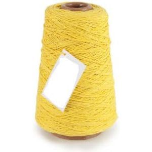 Vivant Kordel Cotton Cord 500m x 2mm, Naturliches Baumwollgarn Baumwollschnur Baumwollseil Kordel-Strickarbeiten Kettgarn Baumwollkordel DIY Handwerk Basteln Wandbehang Traumfänger Pflanzenhänger gelb von Vivant