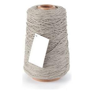 Vivant Kordel Cotton Cord 500m x 2mm, Naturliches Baumwollgarn Baumwollschnur Baumwollseil Kordel-Strickarbeiten Kettgarn Baumwollkordel DIY Handwerk Basteln Wandbehang Traumfänger Pflanzenhänger grau von Vivant