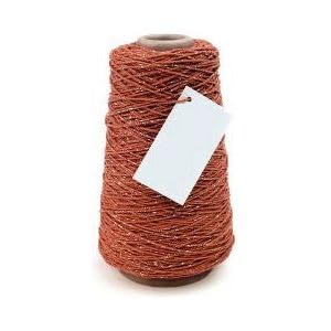 Vivant Kordel Cotton Lurex Twist Cord 300mx2mm. Baumwolle mit Lurex-Akzenten Bastelschnur Dekoration DIY Kunstgewerbe und Deko Ideal zum Handarbeiten, Geschenke Verpacken an Weihnachten rot von Vivant