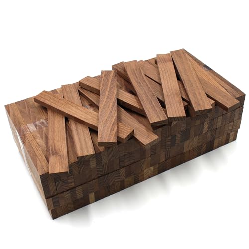 40x Holzleiste 14x10x250mm Akazie gedämpft lose Bastelklötzchen zum Basteln Bastelstäbe (Akazie gedämpft 14x10x250mm) von VmG-Store