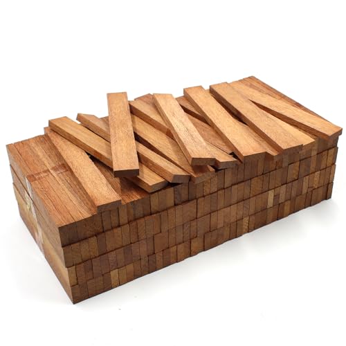 46x Holzleiste 22x14x160mm Merbau lose Bastelklötzchen zum Basteln Bastelstäbe (Merbau 22x14x160) von VmG-Store