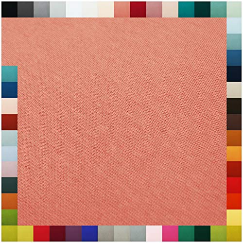 Bündchenstoff als Meterware Schlauchware 70cm breit 95% Baumwolle, 5% Elasthan über 50 Farben Auswahl Jersey (008 | rosa, Länge: 1,0m) von VmG-Store