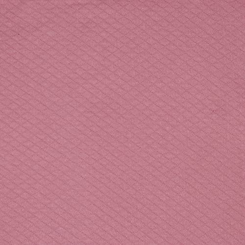 VmG-Store Rauten Jersey Steppstoff Optik Meterware zum Nähen Baumwolljersey Kinderkleidung (024 I Mauve (Meterware)) von VmG-Store