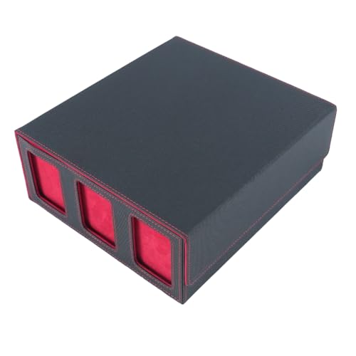 Vocdikficy Aufbewahrungsbox für Sammelkarten mit Sichtfenster Magnetverschluss Kartenhalter für Magic Spielkarten Rot Vocdikficy Aufbewahrungsbox für Sammelkarten mit Sichtfenster Magnetverschluss Kartenhalter für Magic Spielkarten Rot von Vocdikficy