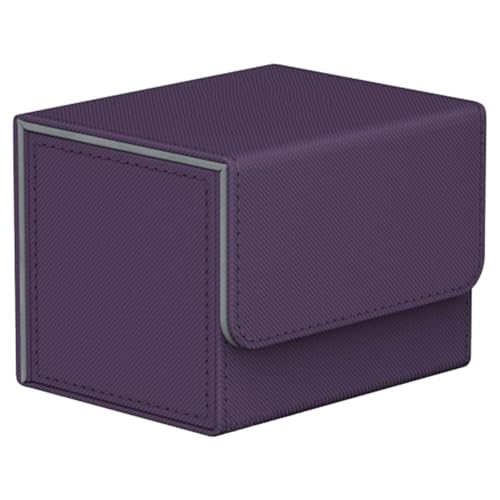 Vocdikficy Über 100 Sammelkarten-Deckboxen, Sammelkartenspielzeug mit Magnetverschluss, Spielkarten-Aufbewahrung, Spielkarten-Etui, Schutz, Lila Vocdikficy Über 100 Sammelkarten-Deckboxen, Sammelkartenspielzeug mit Magnetverschluss, Spielkarten-Aufbewahrung, Spielkarten-Etui, Schutz, Lila von Vocdikficy