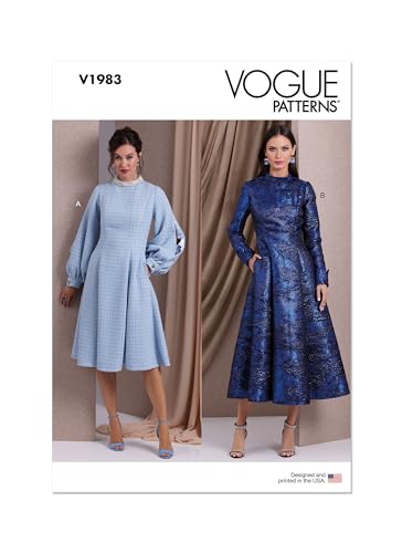 VOGUE PATTERNS V1983H5 Damenkleider H5 (34-36-38-40-42) von Vogue Patterns