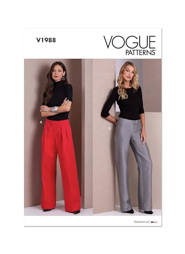 VOGUE PATTERNS V1988H5 Damenhose H5 (34-36-38-40-42) von Vogue Patterns