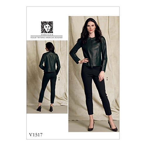 Vogue Mustern 1517 E5 Schnittmuster Jacke und Hose, Tissue, mehrfarbig, Größen 14–22 von Vogue Patterns