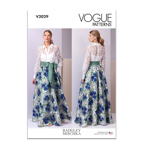 Vogue Paper Pattern V2029Y5 Damenkleid von Badgley Mischka Y5 (46-50-52-54) von Vogue