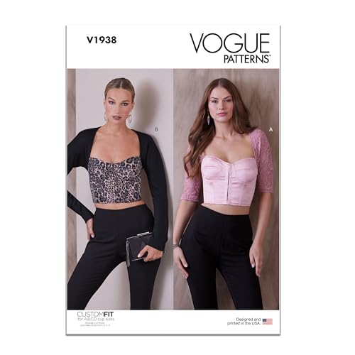 Vogue Patterns V1938Y5 Damen Tops Y5 (18-20-22-24-26) von Vogue Patterns