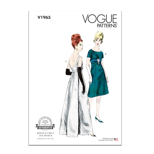 Vogue Patterns V1965B5 Damen Einteiler Abendkleid B5, Größen 36-38-40-42 von Vogue Patterns