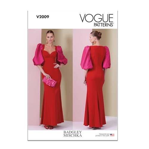 Vogue V2009B5 Damenkleid von Badgley Mischka, B5 (36-38-40-42-44) von Vogue Patterns