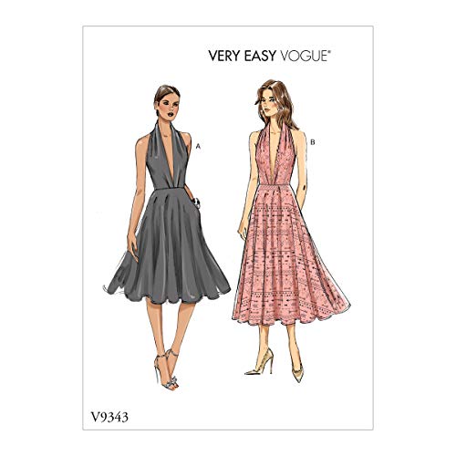 Vogue V9343E5 V9343, modische, Nähen, Muster, Schnittmuster, Schablone, Papier, Sizes 14-22 von Vogue Patterns