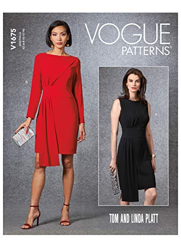 Vogue V1675-E5 Schnittmuster V1675E5 Damenkleid, Papier, verschieden, E5 (14-16-18-20-22) von Vogue Patterns