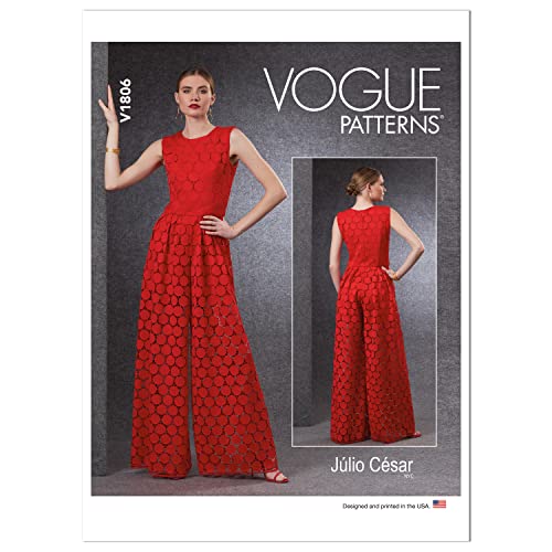 Vogue Patterns V1806B5 Sportbekleidung für Damen B5 (36-38-40-42), Papier, 8-10-12-14-16 von Vogue Patterns