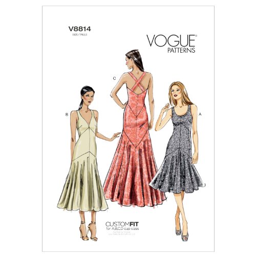 Vogue Patterns V8814 Size E5 14-16-18-20-22 Misses' Dress von Vogue Patterns