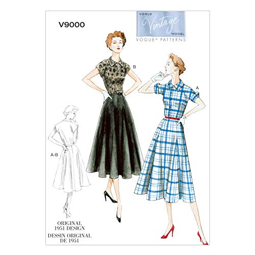 Vogue V9000 VGE F5 (16-18-20-22-24) Schnittmuster zum Nähen, Elegant, Extravagant, Modisch von Vogue Patterns