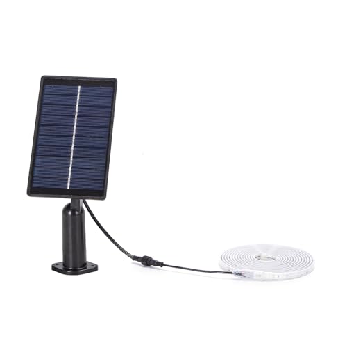 VoltShine LED-Solarlichtstreifen, 2 + 3 m, 2700 K, 30 W, ideal für die Beleuchtung Ihrer Außenbereiche. Umweltfreundlich, effizient und einfach zu installieren, bietet ein warmes Licht, das Ihren von VoltShine