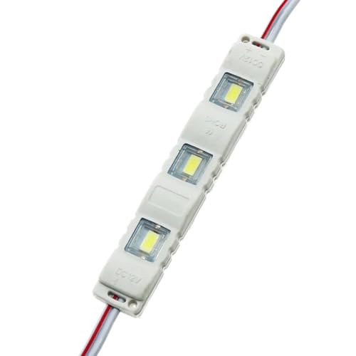 VoltShine Lichterkette mit 20 Modulen SMD 5730, 3 LEDs mit 12 V, 0,75 W, DSC 6000 K. Ideal für effiziente Beleuchtung. Das kompakte Design bietet außergewöhnliche Helligkeit in jedem Raum, der Licht von VoltShine