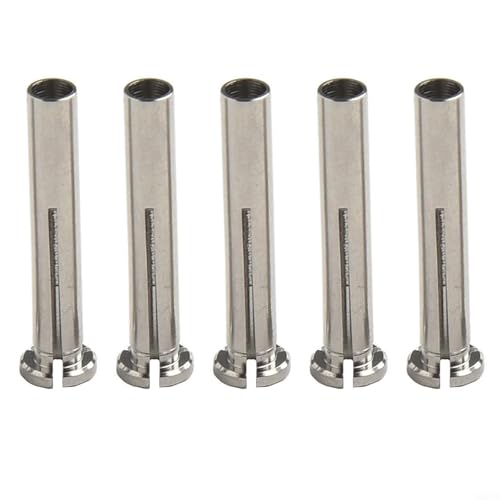 Stahlbohrer-Konverter-Set, 3/3,175 mm auf 2,35 mm Schaft, Sammelhülsenadapter für CNC-Gravurfräsen-Bits (3 mm bis 2,35 mm), 5 Stück von Vootnifig