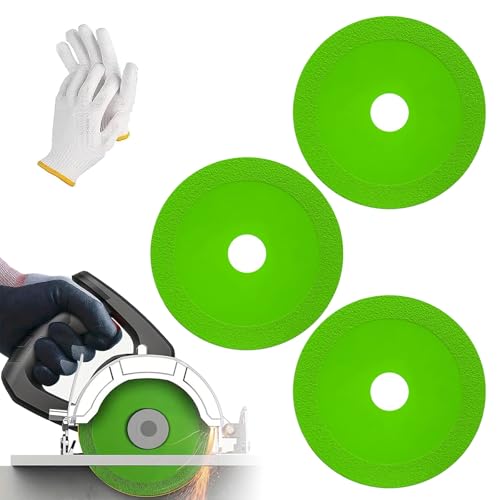 Rock Slab Grinding Disc, Glass Cutting Disc, Indestructible Disc for Angle Grinder, Glass Cutting Disc for Angle Grinder, Ultra-Thin Angle Grinder Diamond Blade (3PCS) von Vopetroy