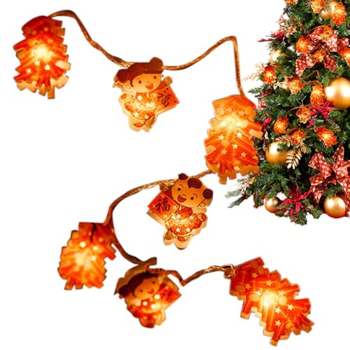 Vriusi Chinesische LED-Laternen String Lights | chinesische LED-Lichterketten | rote LED-Lichterkette für Innen & Außen Zuhause, Fairy String Lampen für Terrasse, Garten, Schlafzimmer, Holiday von Vriusi