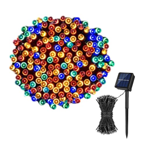 Vriusi Christmas Decoration String Lights, Christmas Decorative Lights, Waterproof Solar Operated String Lights, Decorative Led Christmas String Light with 8 Modi for Garden and Patio von Vriusi