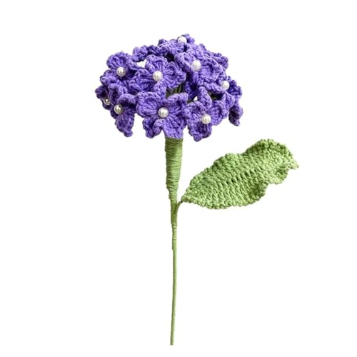 Vsadsau Handgewebte bestickte Kugelblumen, handgefertigte künstliche Blumen, Heimdekoration, Häkelblumen 03 von Vsadsau