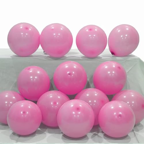 100 Stück 5 Zoll Klein Luftballons Rosa, Mini Latex Rosa Helium ballons für Party Deko(Ø 12 cm) von Vsosfiza