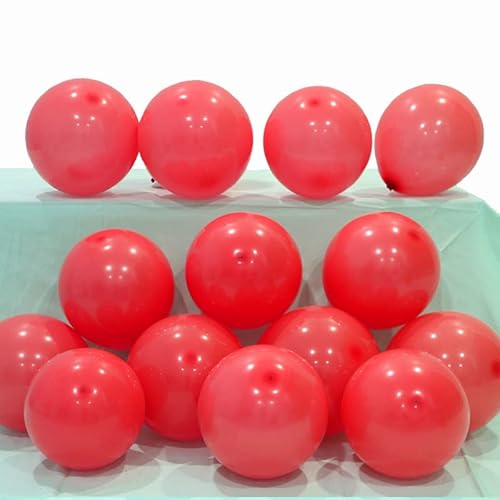 100 Stück 5 Zoll Klein Luftballons Rot, Mini Latex Rot Helium ballons für Party Deko(Ø 12 cm) von Vsosfiza