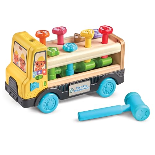 VTech Leapfrog Hammer-Set, Truck, interaktiver Truck, 3 Spielmodi, Lernformen, Musik, Lieder, ESP-Version von Vtech