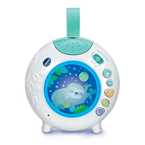 VTech Schlafen Sie mit mir, tragbarer Projektor für Kinderbett, Babyspielzeug + 0 Monate, ESP-Version, Blau (3480-540322) von Vtech