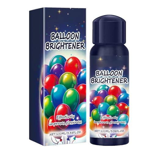 Vuggdt High Shine Ballonspray | Ballonaufheller, 100 ml Ballonspray Glanz für glänzendes Finish, langanhaltender Glanzballon, Glow Spray für Latexballons von Vuggdt