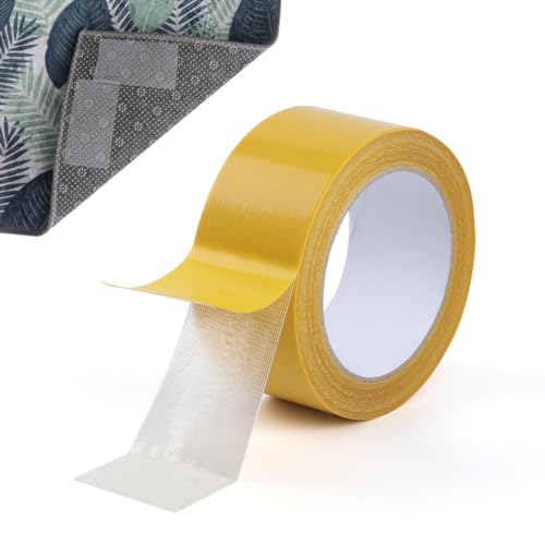 Doppelseitiges Klebeband Extra Stark, 20 m x 50 mm, Double Sided Tape für Teppich und Kleidung | Transparent Universalklebeband | Starkes Multifunktionales Universalklebeband von Vukehon