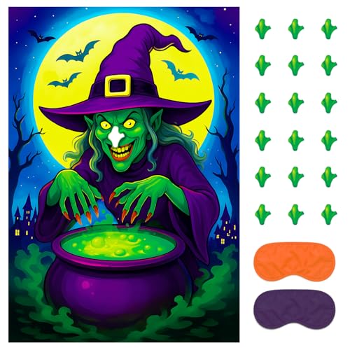Vus Halloween-Spiele – Pin auf das Hexen-Partyspiel, Halloween-Party-Dekorationen, Zubehör, Aktivitäten Vus Halloween-Spiele – Pin auf das Hexen-Partyspiel, Halloween-Party-Dekorationen, Zubehör, Aktivitäten von Vusnud