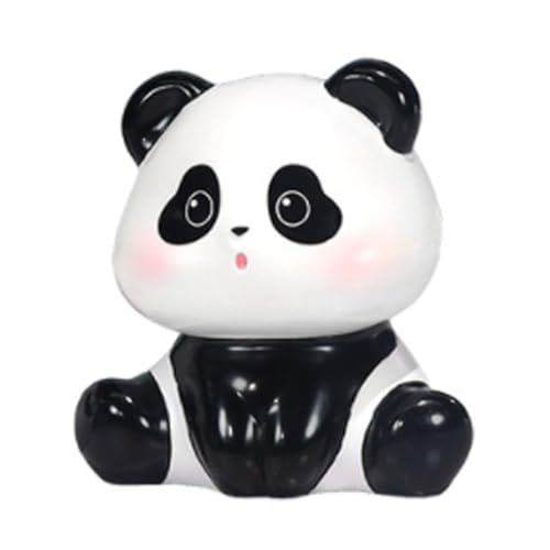 Panda-Auto-Ornament, Niedliche Innendekoration, Desktop-Harz, Mini-Panda-Figur für die Auto-Tischplatte, um Ihrem Alltag Einen Hauch von Süßem Leben zu Verleihen (Daydreaming für von Vvikizy