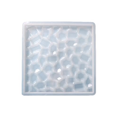1/6 Stück Silikon-Untersetzer, Tablett-Formen mit Diamanten, Harz, Epoxidharz, Blume, Herzform, Tasse, Matte, Schmuck, 1/6 Stück 1/6 Stück Silikon-Untersetzer, Tablett-Formen mit Diamanten, Harz, Epoxidharz, Blume, Herzform, Tasse, Matte, Schmuck, 1/6 Stück von Vynetra