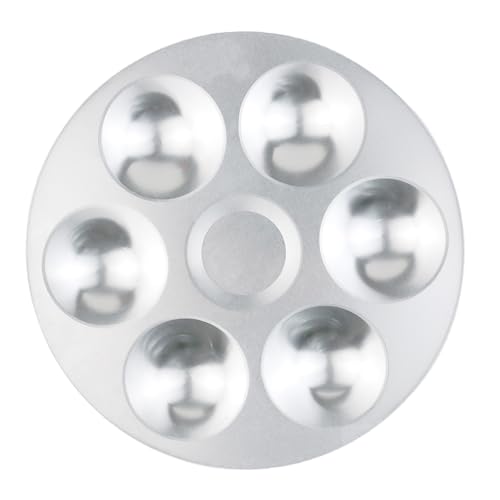 Metallfarbenmischpalette für Künstler, Aquarell-, Ölgemälde, Künstler, Farbtablett, rund, quadratisch, Metallpalette Metallfarbenmischpalette für Künstler, Aquarell-, Ölgemälde, Künstler, Farbtablett, rund, quadratisch, Metallpalette von Vynetra