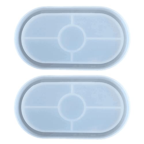 Silikonharzform, ovale Tassenmatte, Schmuckbehälter, Schmuckteller, Seife, 2 Stück Silikonharzform, ovale Tassenmatte, Schmuckbehälter, Schmuckteller, Seife, 2 Stück von Vynetra