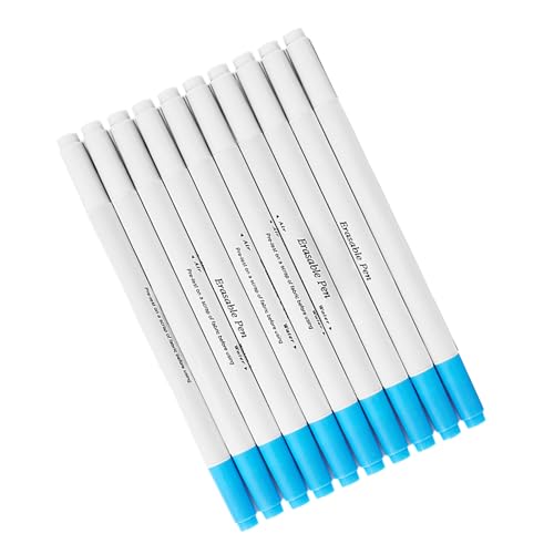 Vynetra 10 Stück waschbare Stoffmarkierstifte, löschbarer Stift, wasserlöslicher Stift, Stoffmarkierungsstift, Nähzubehör zum Quilten Vynetra 10 Stück waschbare Stoffmarkierstifte, löschbarer Stift, wasserlöslicher Stift, Stoffmarkierungsstift, Nähzubehör zum Quilten von Vynetra