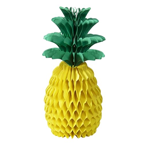 Widmann 95777 - Wabenball Ananas, Ø 44 cm, Dekoration, Mottoparty, Karneval, Hawaii von W WIDMANN MILANO Party Fashion