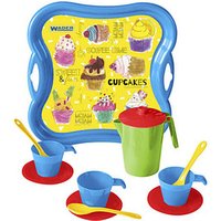 WADER Kinder-Teeservice Kaffeeset 12tlg. mehrfarbig von WADER